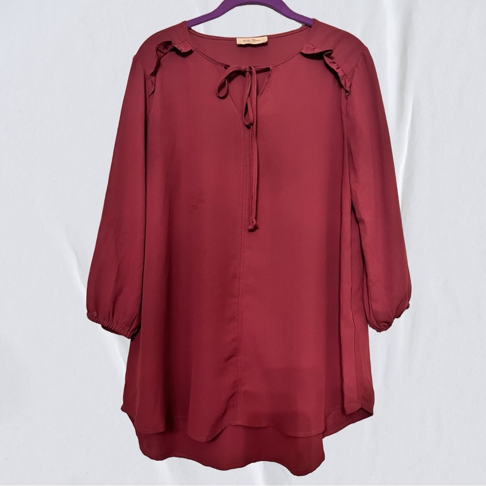 Beautiful purple maternity top. Size S- M. Great for work with jeans or slacks